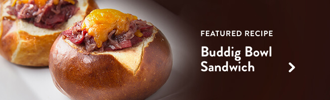 Buddig Sandwich in a Bread Bowl