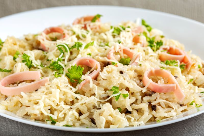 Buddig Cheese and Turkey Risotto